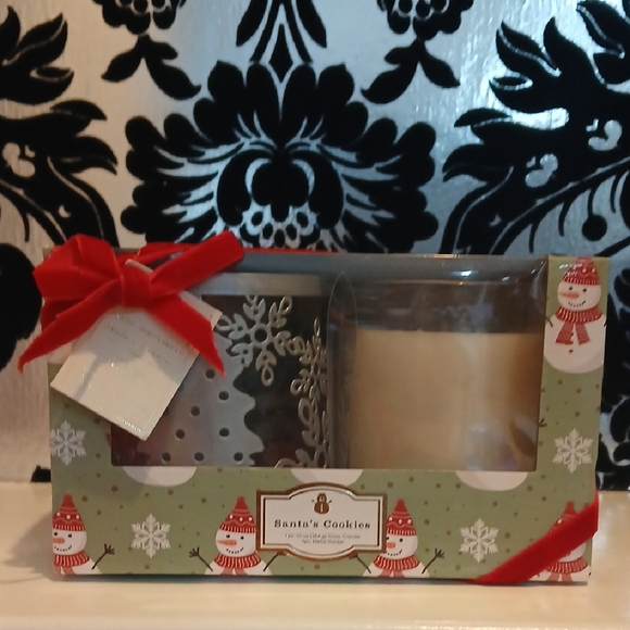 Other - Santa's Cookies Holiday Candle Gift Set